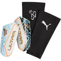 Puma Benskydd - Neymar ULTRA Light Sleeve - Vit/Livlig Blue/ - - L - Large - Benskydd