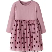 Name it Klänning 'NMFNAGINA' gammalrosa / svart