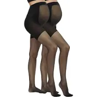 Mamalicious Nylonstrumpbyxa 'MLSABRINA' svart