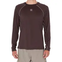 Circle - Trail running kläder - Aerowool Men Long Sleeve T-Shirt Forest Bark för UnisexUll - Storlek M - Brun