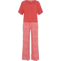 LASCANA Pyjamas pastellröd / ljusröd