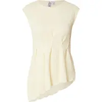 Pieces Topp 'PCMALIE' pastellgul