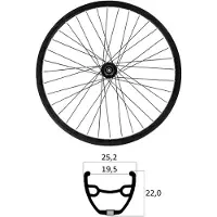 Mvtek E-bike 27.5´´ 6b Disc Tubeless Mtb Bakhjul