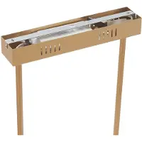 QAZQA Modern pendellampa guld inkl LED 3-stegs dimbar 3-ljus - Vivé