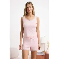 Trendyol Kort pyjamas rosa