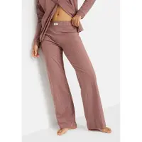 LASCANA Pyjamasbyxa ljusblå / brun