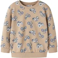 Name it Sweatshirt - NmmVifelix - Sesam/Tractor - - 3 år (98) - Sweatshirt