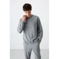 Tommy Life Herrfleece-sweatshirt och byxset