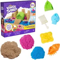 Kinetic Sand Strandset - 907 g - Sandy Strandäventyr - - One Size - Kinetisk sand