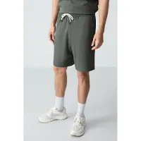 Tommy Life Herrar Stort Snitt T-Shirt och Shorts Set i Bomullsblandning