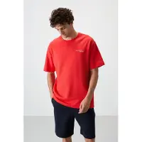 Tommy Life Överdimensionerad kortärmad T-shirt och shorts-set