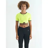 Tommy Life Elastisk kortärmad T-shirt med rund halsringning