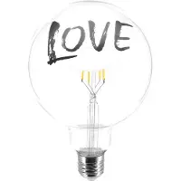 Creative Cables Tattoo Love G125 4.5w 470lm E27 2700k Dim Globelysningslampa