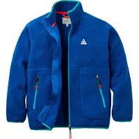 Passenger - Home Full Zip Sherpa Fleece W Blue Navy för UnisexUll - Storlek S - Marinblå