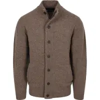 Barbour Zipvest i ull Brun Storlek