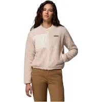 Columbia Stellar Path Fleece Bomber Hoodie med Dragkedja chalk, XS