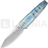 We Knife Hull WE24046-3, Limited Edition, Satin Böhler M390, Blue Terrain Titanium pocket knife