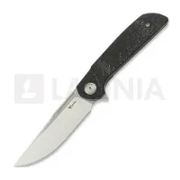 Reate Remedy fällkniv, Black Glass FatCarbon, Satin