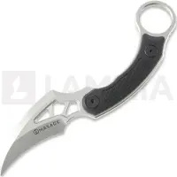 Maxace Snow Wolf Unsharpened träningskniv, Black G-10
