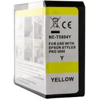 WL Bläckpatron, ersätter Epson T5804, gul, 84 ml