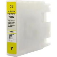 WL Bläckpatron, ersätter Epson T7554, gul, 4.000 sidor