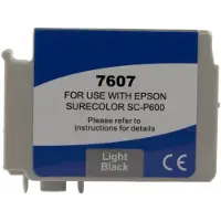 WL Bläckpatron, ersätter Epson T7607, ljussvart, 32 ml