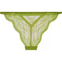 Hunkemoller String 'Isabelle' oliv