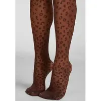 Hunkemoller Nylonstrumpbyxa brun / svart