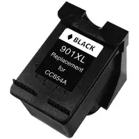 24.Se Bläckpatron till HP 901XL / renoverad svart patron CC654AE / passar HP Officejet