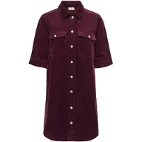 JDY Skjortklänning 'JDYSHIRAZ' aubergine