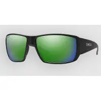 Smith Guide'S Choice Matte Black Solglasögon cp glass plrzd grn mirror