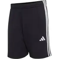 Adidas Sportbyxa 'Essentials 3-Stripes French Terry' svart / vit