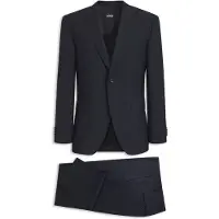 BOSS Two-piece regular-fit suit in Italian virgin wool