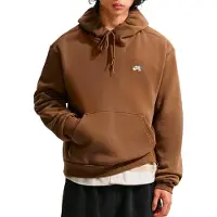 Nike SB - Sweatshirts - U SB Fleece Pullover Hoodie Essentiel Logo Mosswood Brown White för UnisexBomull - Storlek S - Brun
