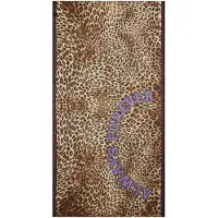 Codello Scarf camel / choklad / lavendel / björnbär