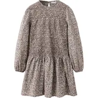 Mango KIDS Klänning 'BOSQUE' ecru / opal / choklad / vit