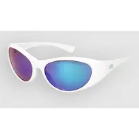 A Lost Cause Cobra White Solglasögon mirror