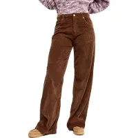 Roxy - Byxor dam - Surf Crush Cord Pant Chestnut för Unisex - Storlek S - Brun