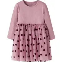Name it Klänning - Tyll - NmfNagina - Lilas - - 6 år (116) - Klänning
