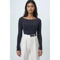 Trend Alaçatı Stili T-shirt svart