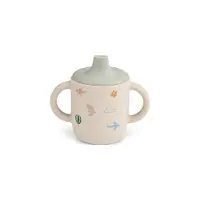 Liewood Mugg m. Pip - Silikon - Neil - Flygande/Sandy - - One Size - Mugg