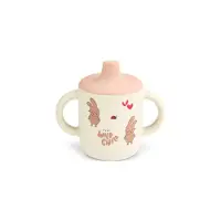 Liewood Mugg m. Pip - Silikon - Neil - Wild Child/Rosey - - One Size - Mugg