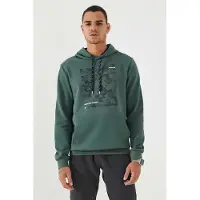 Tommy Life Hoodie med kamouflageprint för herrar