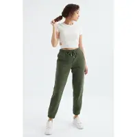 Tommy Life Kvinnors polyester joggerbyxor