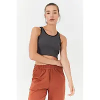 Tommy Life Ribbad ärmlös crop top