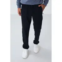 Tommy Life Herr Slim-fit Rak Ben Joggingbyxor