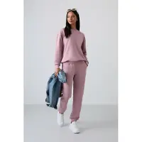 Tommy Life Överdimensionerad sweatshirt och byxor med elastiskt midjeband set