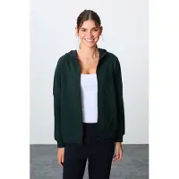 Tommy Life Överstor Hooded Zip Sweatshirt och Byxset