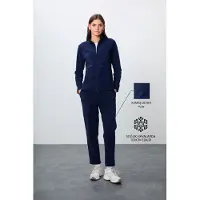Tommy Life Dam långärmad zip-up träningsdräkt set