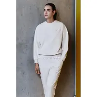 Tommy Life Överstor Sweatshirt och Byxor med Elastisk Midja Set